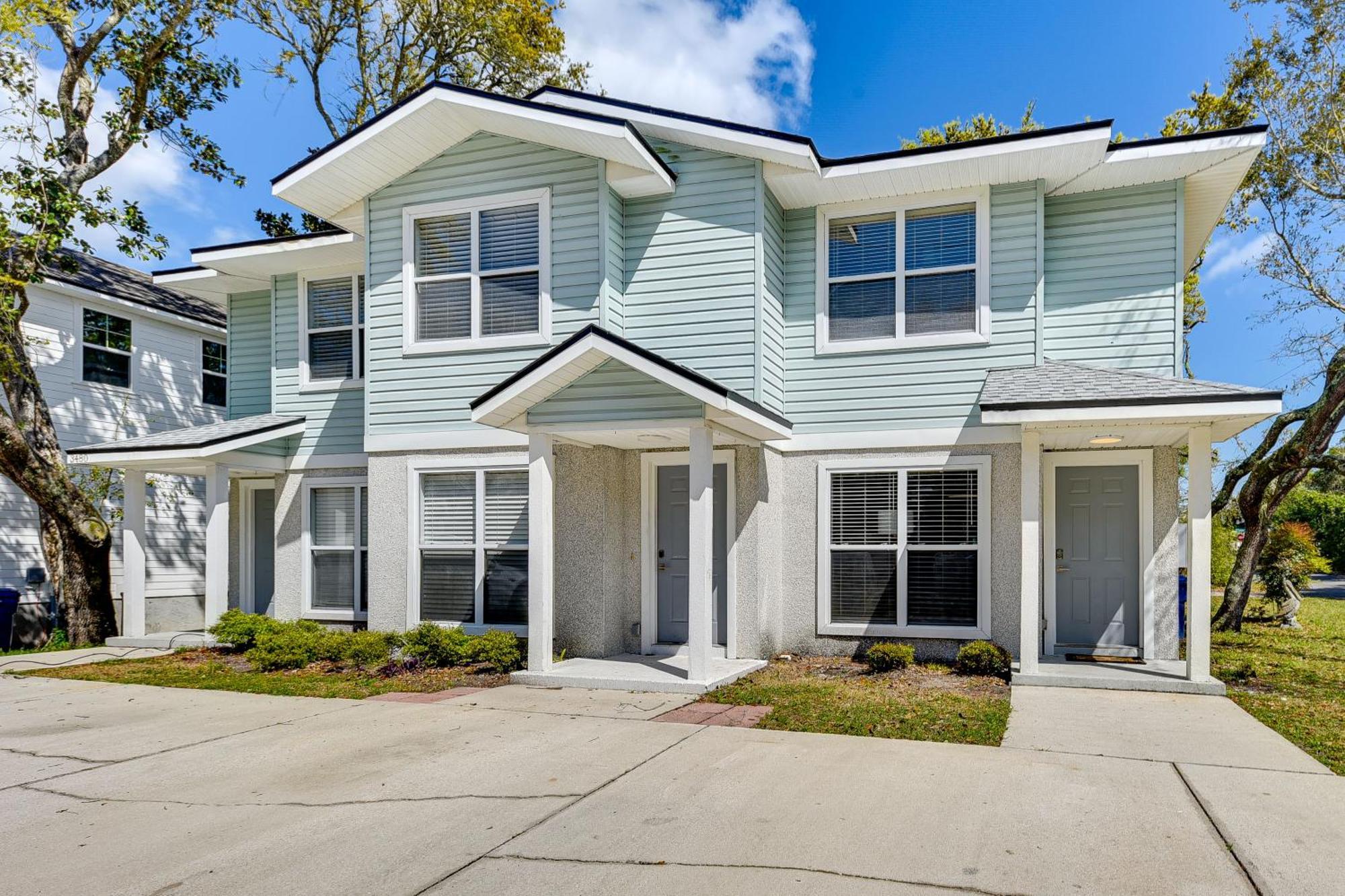 Fernandina Beach Townhome, Steps To Public Beach Bagian luar foto