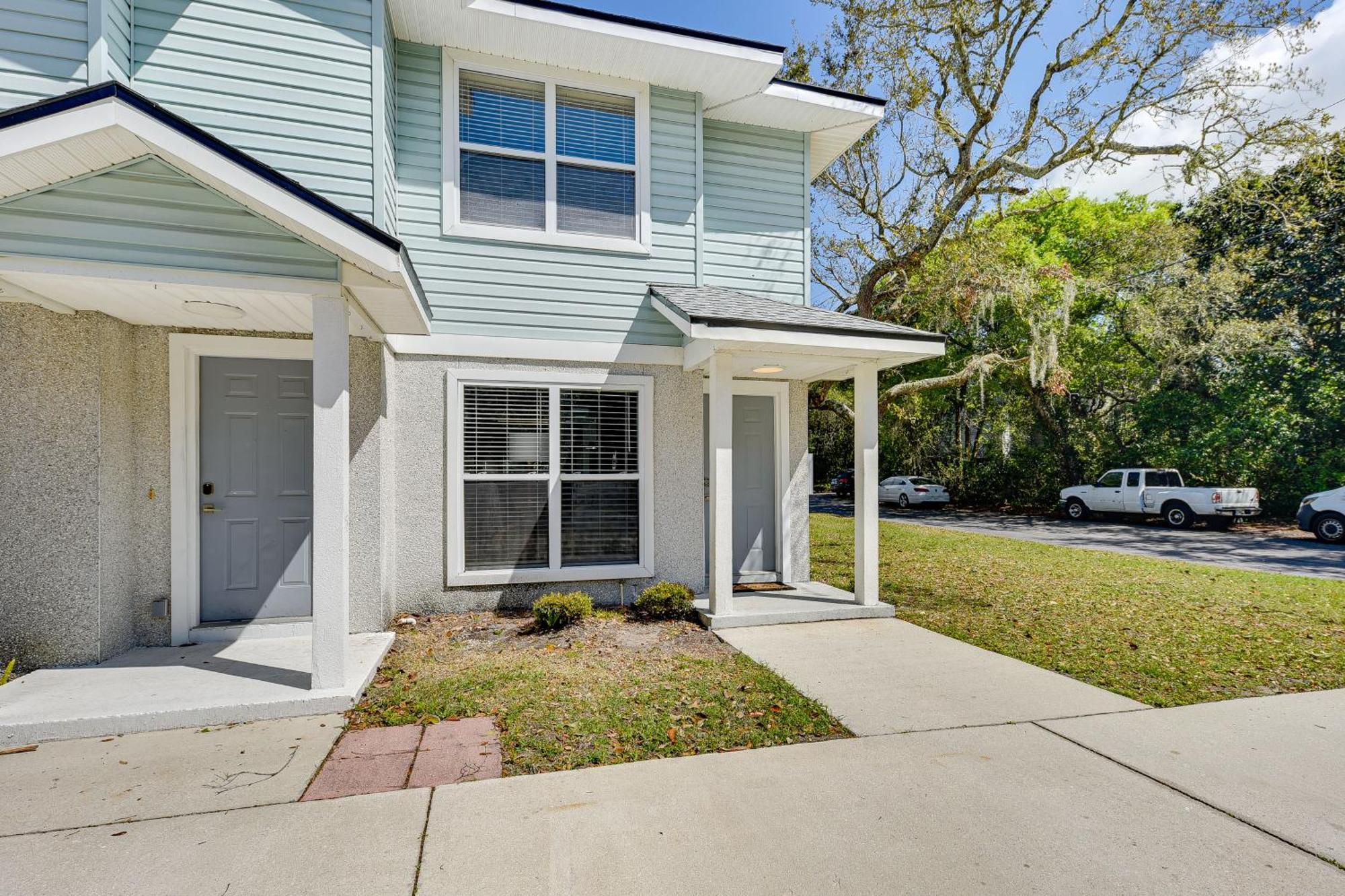 Fernandina Beach Townhome, Steps To Public Beach Bagian luar foto